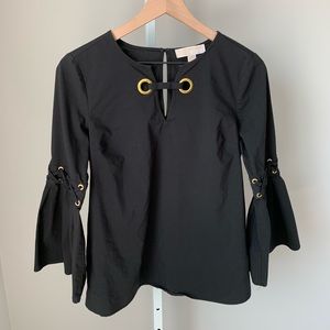 MICHAEL KORS | black long sleeve blouse *AS IS*